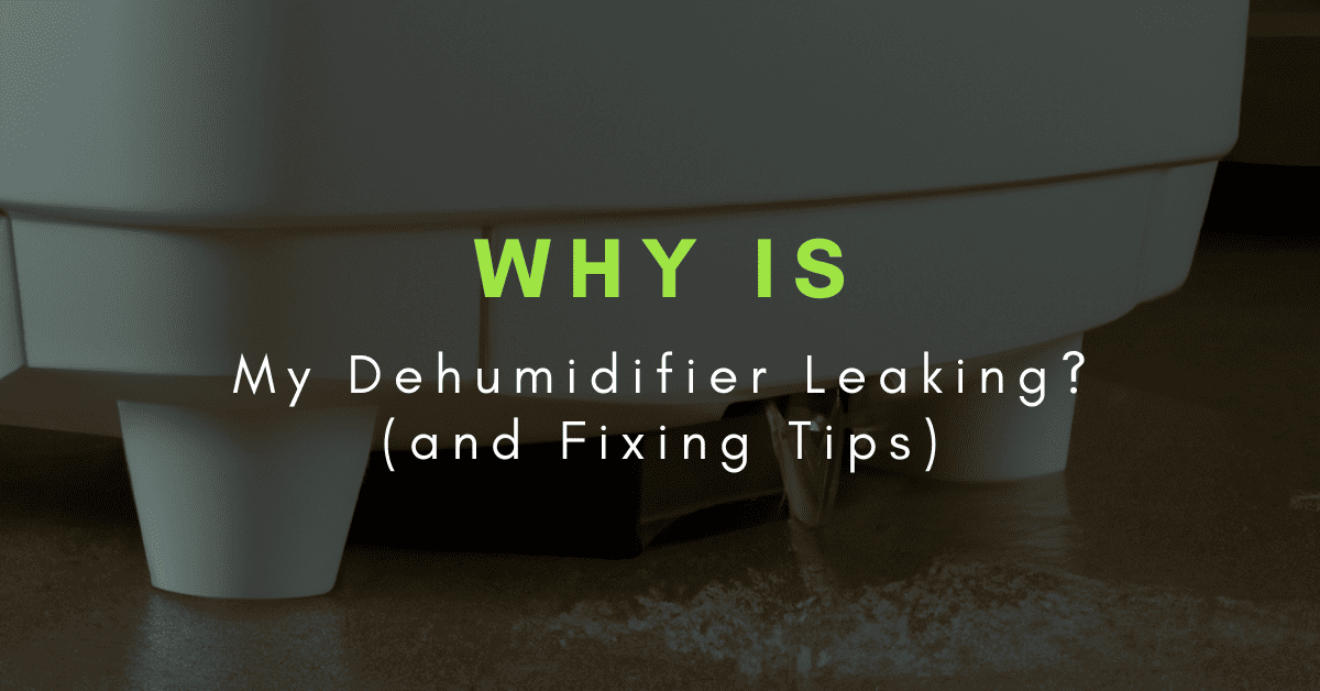 dehumidifier leaking